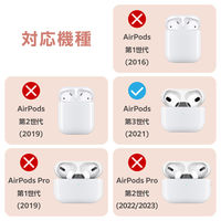 AirPods 第3世代 シリコン カバー 衝撃吸収 落下防止 カラビナ付 ラベンダー AVA-AP5SCPU エレコム 1個（直送品）