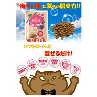 （お試しサイズ）ペットの脱臭トイレ砂 脱臭梅 猫砂 0.5L 1袋 センターバレイ