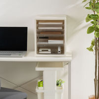 JEJアステージ ファイレックスレターケース F5 5段 ホワイト 1個