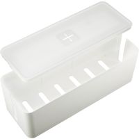 JEJアステージ ケーブルボックス ホワイト 1セット(1個×5)