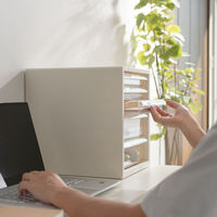 JEJアステージ ファイレックスレターケース F5 5段 ホワイト 1セット（1個×5）