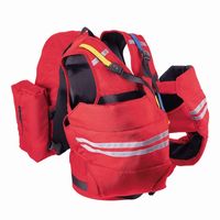 【3年保証付き】リュックになる避難用抱っこひも（2人用） L026050 1個 ラッキー工業