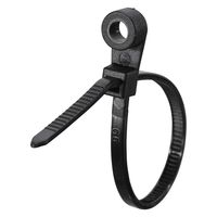 オーム電機 クランプタイ110黒 C110W30BK 09-1267 1セット(300本)（直送品）