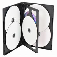 オーム電機 DVD&CDケース 6枚収納×5個パック OA-RDV6-5PK 1セット(25個:5個×5パック)