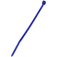 オーム電機 結束バンド ロックタイ 100mm 青 50本入り OHM CT-100W50BL 1セット(1000本:50本×20パック)