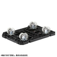 サンワサプライ 連結台車 小 CART-FA8BK 1個（直送品）