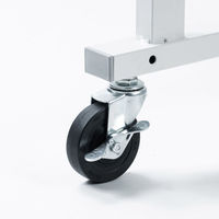 サンワサプライ 作業台 幅1000×奥行700×高さ800mm RAC-WDK10070W 1台（直送品）