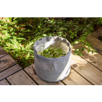 【園芸用品】 アイリスオーヤマ テキスタイルプランター ラウンド グレージュ TXP-R35H 1個