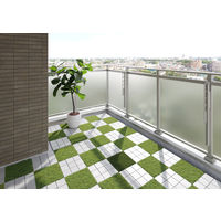 アイリスオーヤマ セラミック調タイルデッキ グレー CTD-300 1枚