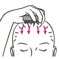 AKAISHI(アカイシ) スカルプスウィープブラシ HB125BK 1セット（2個）（直送品）