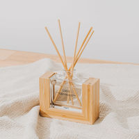 リードディフューザー 竹素材 クリアエアー 100mL 芳香期間：約2ヶ月 MRU-123-CL 1個 メルシーユー