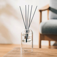 リードディフューザー クリアガラス ラグジュリアスデュー 芳香期間：約1.5～2ヶ月 MRU-120-LD 1個 メルシーユー