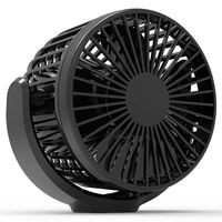 TOPLAND 9cm コンパクトファン ホーム&カー 3電源対応 風量3段階 設置アーム SF-DF28 BK 1台