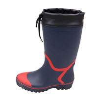 【作業用長靴】コーコス信岡「現場のチカラ」紳士カバー付きカラーブーツ 3L EHB-788  オリジナル（わけあり品）