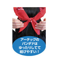 アーテック バンダナ 赤 18171 1パック（10枚組）