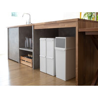 吉川国工業所 フロントオープントラッシュビン 25スリム LBD-08 ゴミ箱 25L 1個