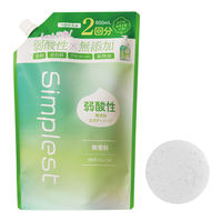 Simplest 弱酸性 泡ボディソープ 詰替 800mL 1セット（1パック×3） 【泡タイプ】 マックス
