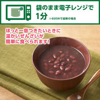 井村屋 レンジで簡単！ぜんざい 沖縄県久米島「球美の塩」使用 150g 1袋 レンチン