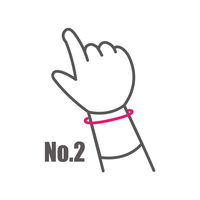 シームレスサポーター（薄手） ソフトブル てくび 2枚入 036072 1袋 竹虎