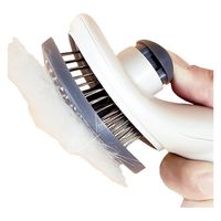 ウィキャン ワンタッチペットブラシ グレー WJ-9167 1箱(10個入)（直送品）