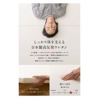 AQUA 高反発4つ折りマットレス (SG) 910×1920×40mm アイボリー 10100108 1枚（直送品）