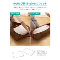 AQUA 3Dストレッチ ピッタリフィット 枕カバー 430×630mm グレージュ 414600N8 1枚（直送品）