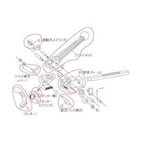 イチネンアクセス NO90部品 #10 遊動片スプリング NO90-10 1個 61-2795-34（直送品）