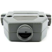 共立電子産業 Dーsubカバー ミリネジ 25pin 灰 5個入 65-8879-54 1パック(5個)（直送品）