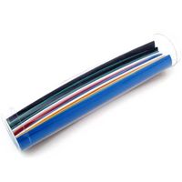 共立電子産業 収縮チューブセット φ7mm×6色 12本入 65-9135-84 1箱(12本)（直送品）