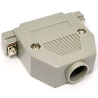 共立電子産業 Dーsubカバー インチネジ 25pin 灰 5個入 65-8879-53 1パック(5個)（直送品）