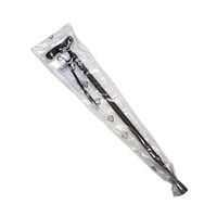 アークランズ 細型ネック伸縮ステッキ ブラウン NS87-01 1本 64-3677-02（直送品）