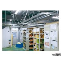 岡田装飾金物 カーテンレール キャリーレール 4m アルミ 28L40AS 1本 64-8360-85（直送品）