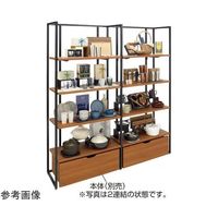 アズワン UR壁面タイプ W90×H210cm【 連結】【 ブラック枠×ホワイトパネル】 65-8761-41 1セット（直送品）