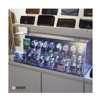 アズワン 鍵付きショーケース 白色LED照明付き W57cm 65-8768-05 1個（直送品）