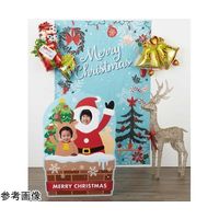 アズワン サンタ&トナカイ クリスマス顔出しパネル 2人用 65-8118-27 1セット（直送品）