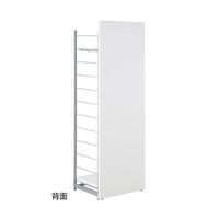 アズワン 間仕切りラック ミラー無し ホワイト W60cm 棚4段タイプ 65-8304-85 1セット（直送品）