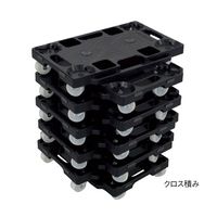 アズワン 樹脂連結ドーリー 静音タイプ 65-8119-55 1セット（直送品）