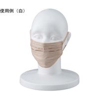 アズワン マネキンヘッド 耳あり 黒 65-8768-73 1個（直送品）