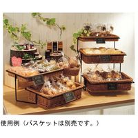 アズワン 2段スタンド PP製角型バスケット用 65-8867-55 1個（直送品）