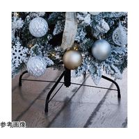 アズワン クリスマスツリーセット スノーホワイトオーナメント付き H210×W125cm 65-8115-74 1セット（直送品）