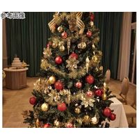 アズワン スクエアベースツリーセット ゴールド H240×W121cm 65-8116-97 1セット（直送品）