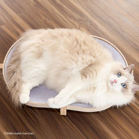 ガリガリスイート 猫用 爪とぎ オーバル ウォームグレージュ 1個 エイムクリエイツ