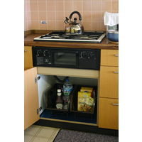 平和工業 積み重ねバスケットスリムNブラウン 4907556226624 1セット(2個)