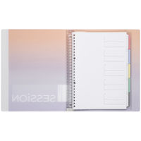 マルマン B5 バインダー セッション 26穴 背幅29mm グラデーション ゆうやけ F310A-97B 1冊