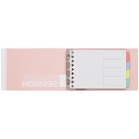 マルマン ミニサイズ バインダー セッション 5穴 背幅18mm Lピンク さくら FM310A-38 1セット（5冊）