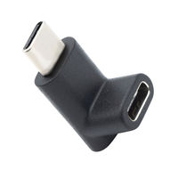 日本トラストテクノロジー Type-C L型変換コネクター 垂直L型 TCTC01-BK 1個