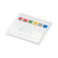 無印良品 インデックス付箋 フィルムタイプ 31×6（5色 6本入 各10枚） 1セット（10個） 良品計画