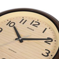 ノア精密 MAG防塵防水掛時計 モク [スイープ 防水 防塵] 直径320mm W-796 BR-Z 1個