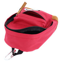 サンスター文具 ペンケース バックパック OUTDOOR ボトムスウェード レッド S1427377 1個