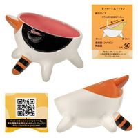 Rainbow 足つき　猫のフードボウル　ミケネコ 296577 1個（直送品）